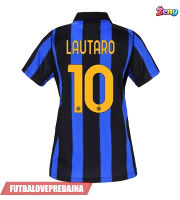 Lacne Ženy Futbalové dres Inter Milan Lautaro Martinez #10 2026-27 Krátky Rukáv - Domáci